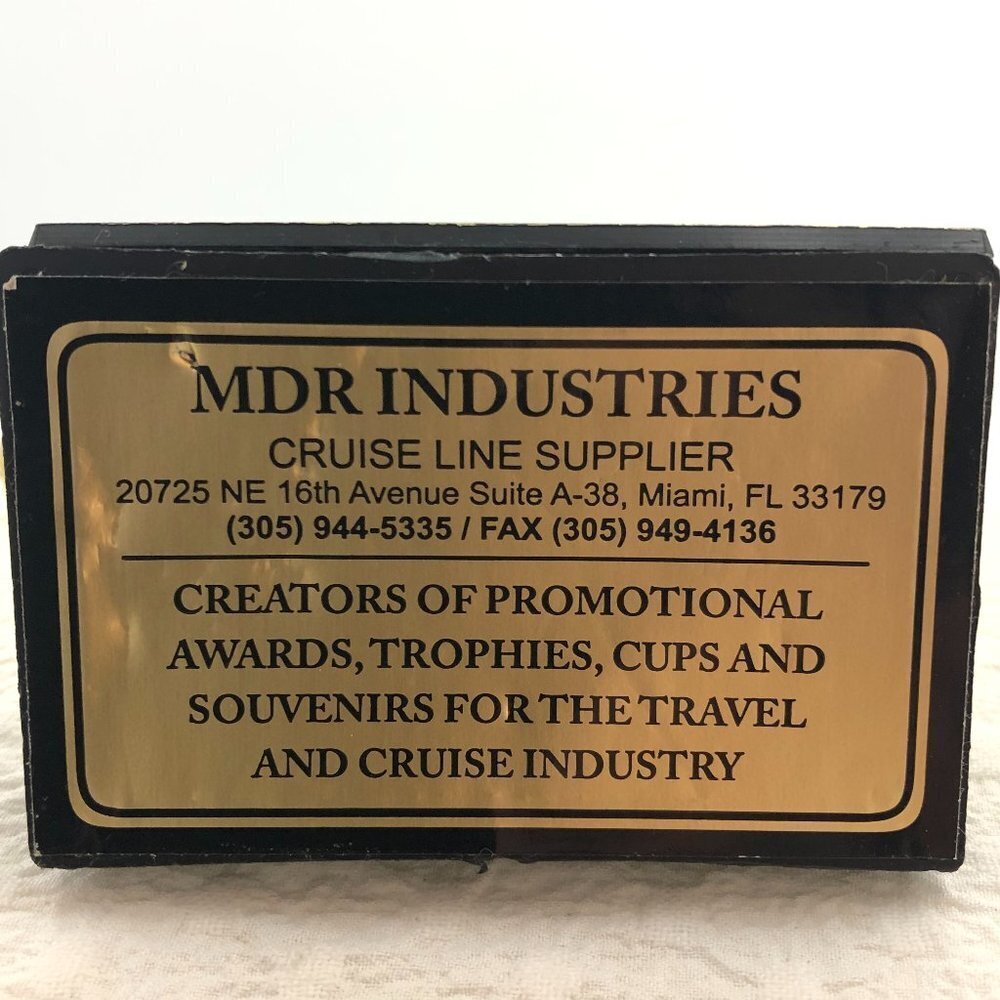 CARNIVAL SUNSHINE SHIP ON A STICK CRUISE TROPHY - Picture 3 of 4